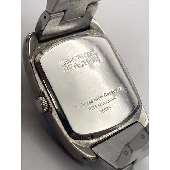 Kenneth Cole Reaction 20885 Men's Quartz Watch 36mm - New Battery - Wrist 7.25 - Picture 6 of 8